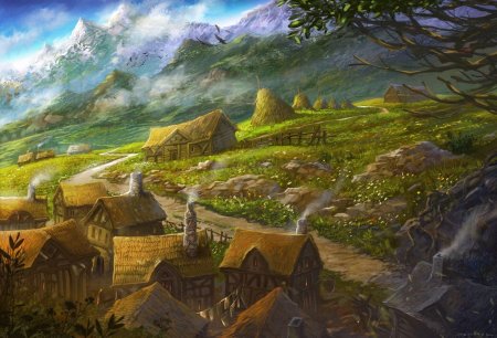 Dnd art деревня