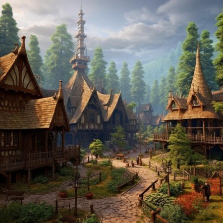 Medieval village
