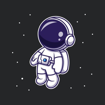 Космонавт иллюстрация