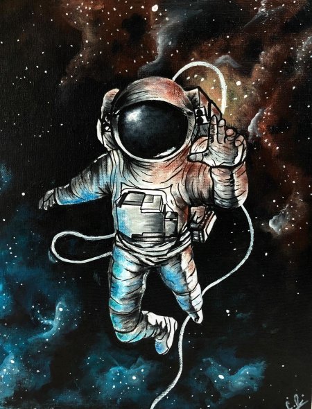 Космонавт арт