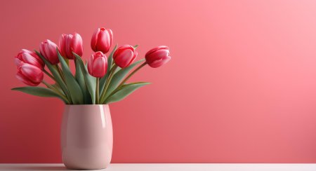 Цветы тюльпаны в вазе