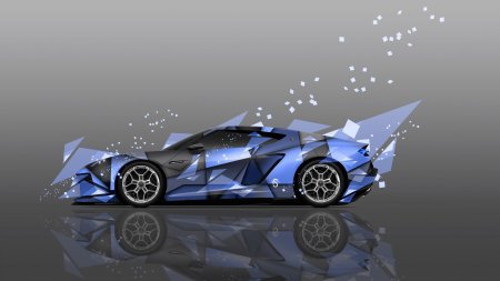 Lamborghini veneno синий