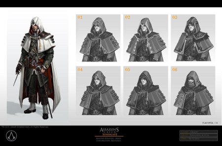 Концепт персонажей assassins creed
