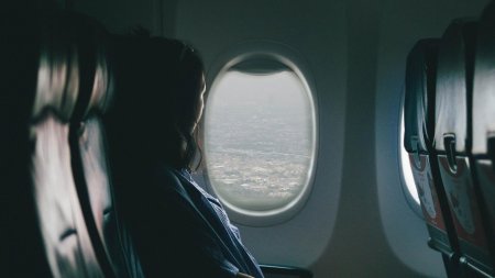 Девушка в самолете