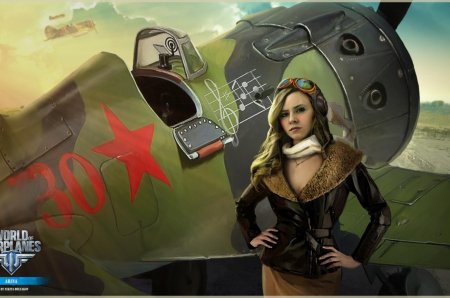 World of warplanes самолеты девушка