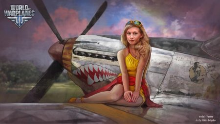 World of warplanes самолеты девушка