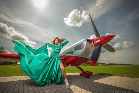 Фотосессия с самолетом