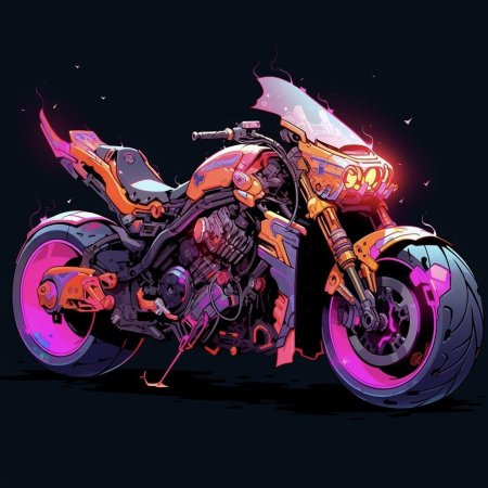 Мотоцикл киберпанк 2077