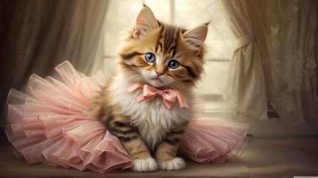 Милые котенок