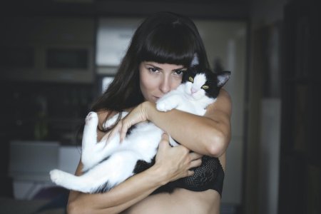 Фотосессия с кошкой