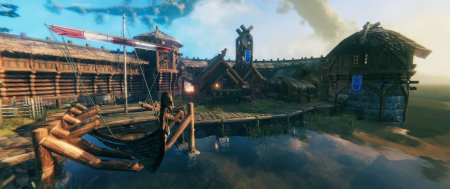 Поселение викингов valheim
