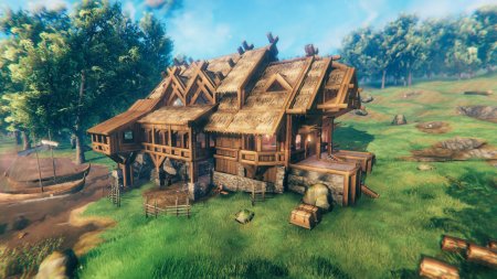 Valheim viking house