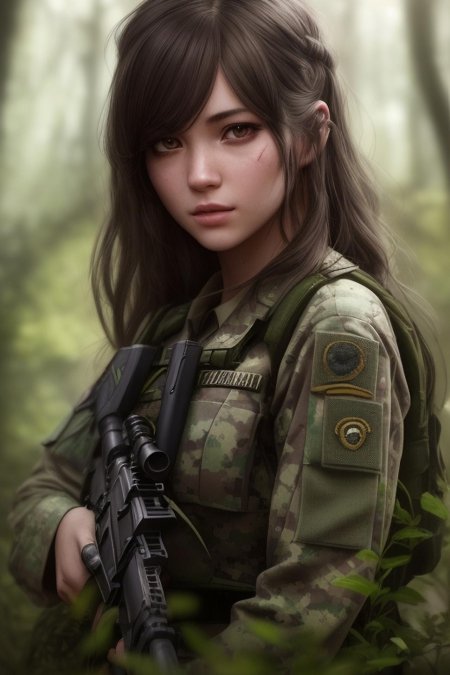 Девушки военные из игр