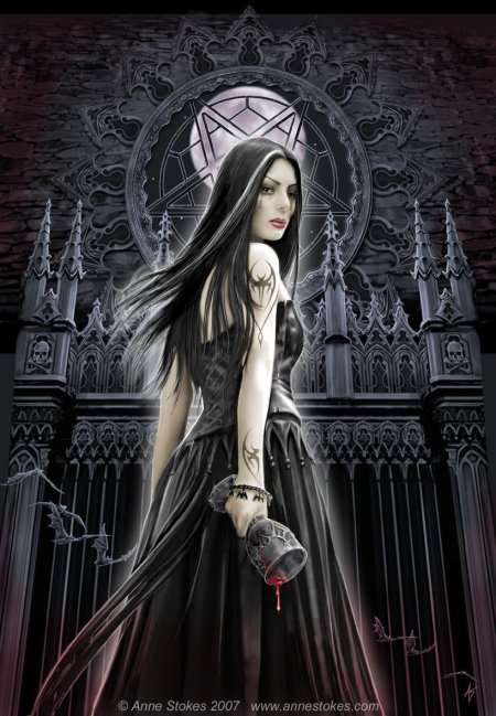 Готика anne stokes