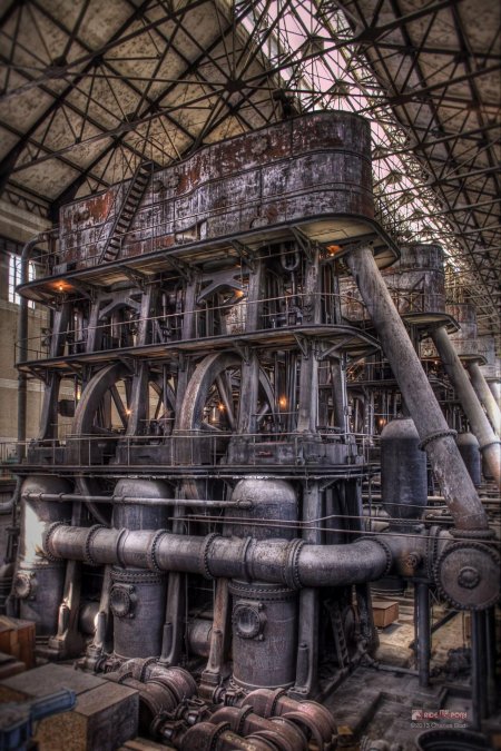 Steampunk завод art