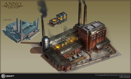 Anno 1800 угольная печь