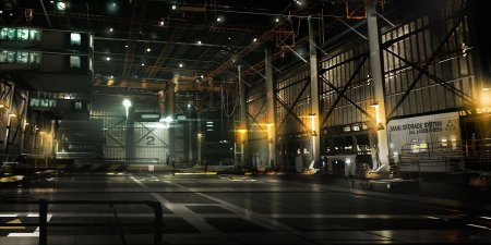 Киберпанк sci fi завод