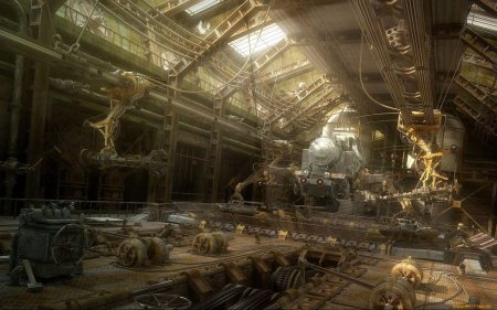 Steampunk завод art