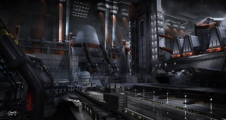 Sci fi литейный завод
