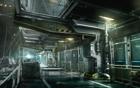 Концепт арт sci fi лаборатория