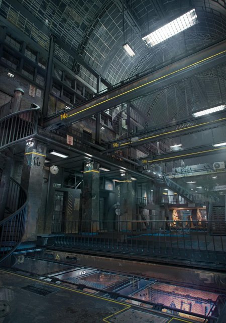 Sci fi литейный завод