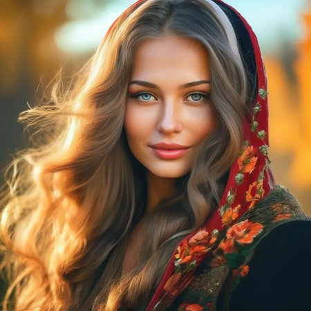 Красивая девушка русская