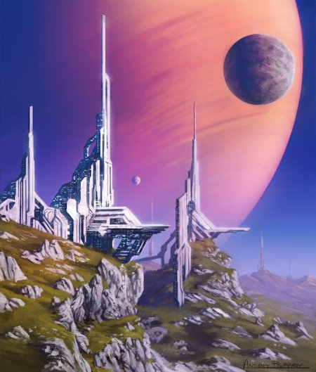 Научно-фантастический город (sci-fi city) universal singgapor
