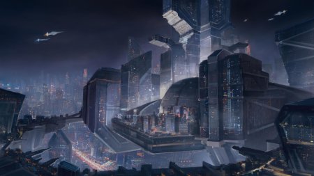 Sci fi город