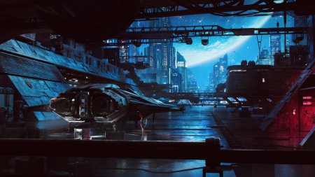 Лаборатория ангар sci fi
