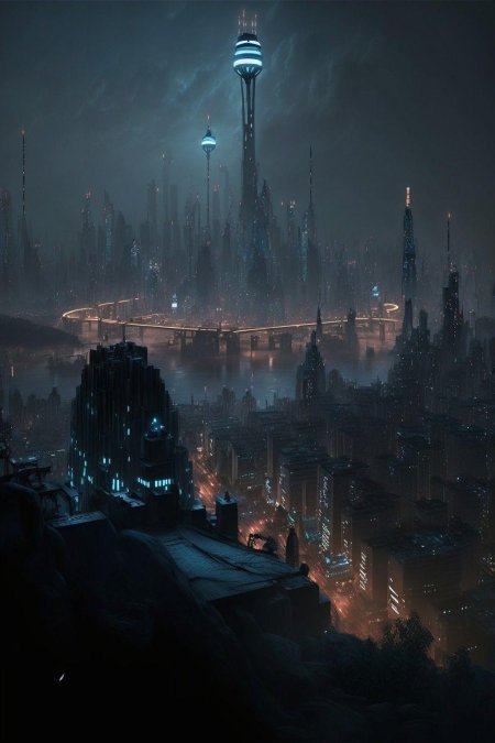 Sci fi city