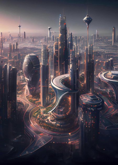 Sci fi city
