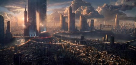 Sci fi city
