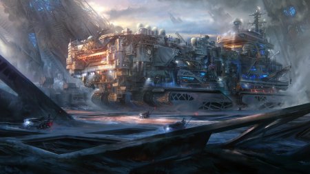 Научно-фантастический город (sci-fi city) universal singgapor