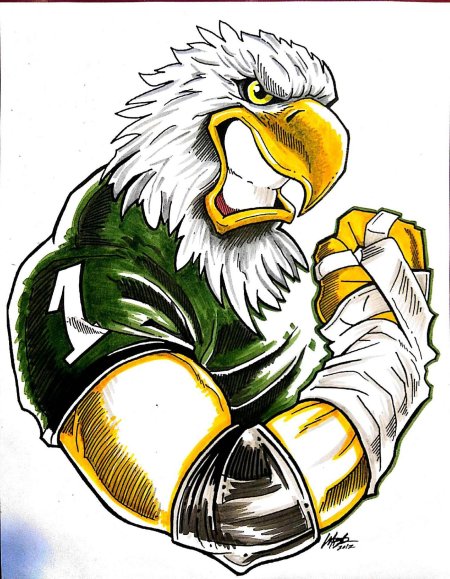Eagle маскот