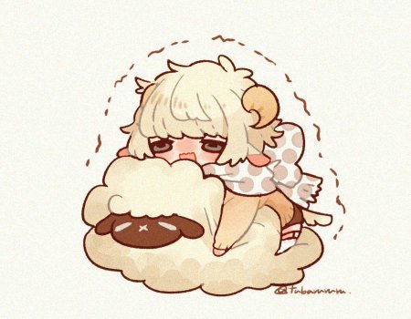Овечка tubarururu аниме