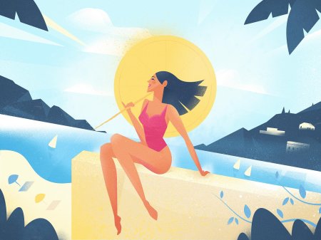 Девушка иллюстратор