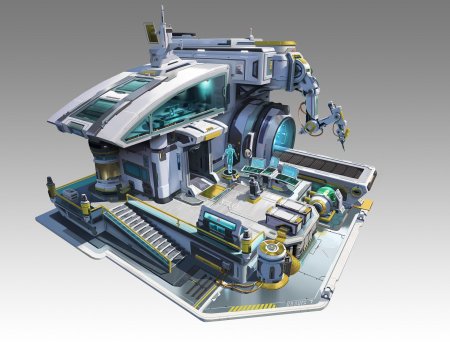 Sci fi building