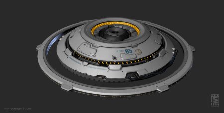 Sci fi spaceship