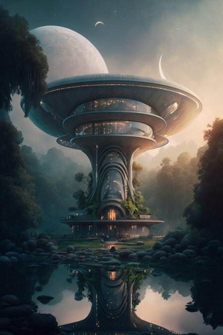 Futuristic architecture