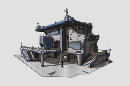 Sci fi building