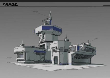 Sci fi база концепт