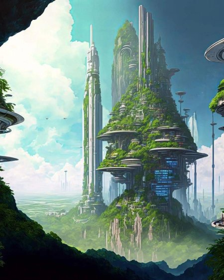 Sci fi landscape