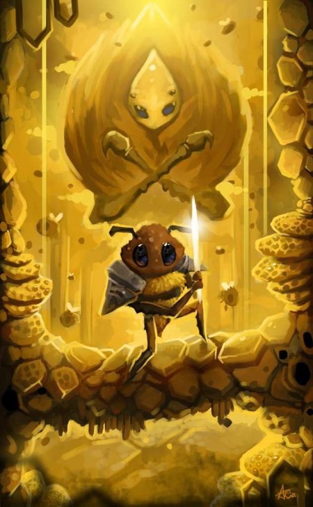 Королева пчёл terraria арт