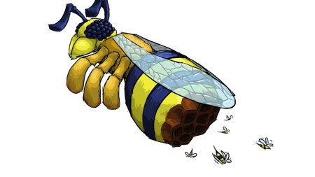 Королева пчёл terraria арт