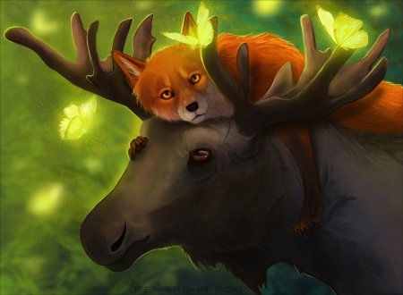 Лис олень