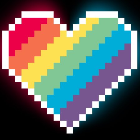 Пиксельное сердечко