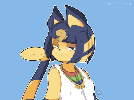 Энимал кроссинг ankha