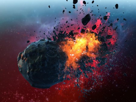 Asteroid collision