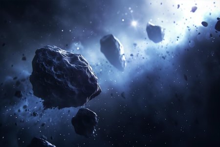 Dark asteroid