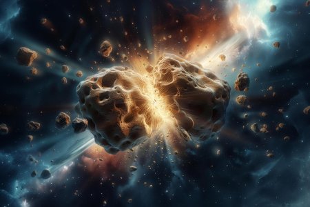 Asteroid collision
